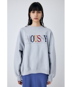 「MOUSSY」 スウェットカットソー FREE ライトグレー レディース