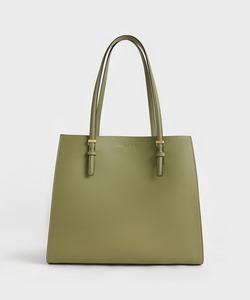 「CHARLES & KEITH」 トートバッグ X-LARGE グリーン系その他2 レディース