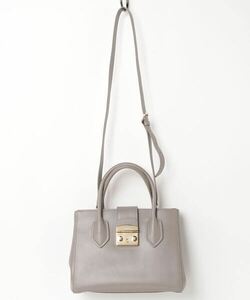 「FURLA」 2WAYバッグ ONE SIZE ライトグレー レディース