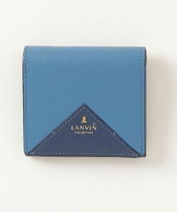 「LANVIN collection」 財布 - ブルー レディース
