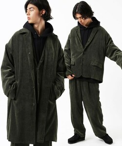 「FREAK'S STORE」 セットアップ MEDIUM オリーブ メンズ