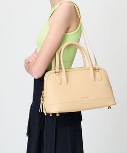 「CHARLES & KEITH」 2WAYバッグ M ベージュ レディース