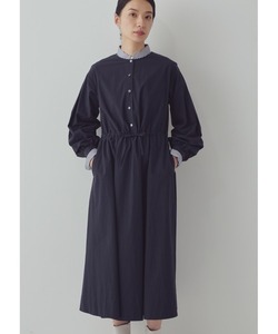 「human woman」 長袖ワンピース MEDIUM ネイビー レディース