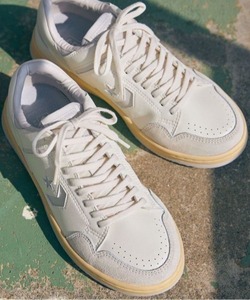 「CONVERSE」 ローカットスニーカー 24.0cm ホワイト×グレー メンズ