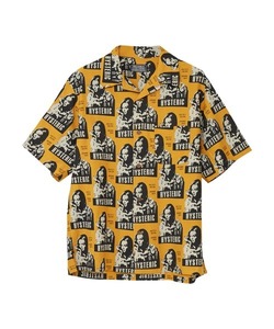 「HYSTERIC GLAMOUR」 半袖シャツ X-LARGE イエロー メンズ