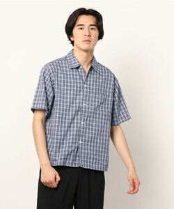 「BEAUTY&YOUTH UNITED ARROWS」 半袖シャツ MEDIUM コバルトブルー メンズ