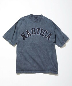 「NAUTICA」 半袖Tシャツ X-LARGE ネイビー メンズ