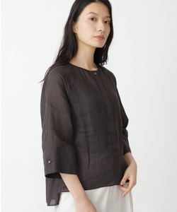 「human woman」 7分袖ブラウス MEDIUM グレー系その他 レディース_画像1