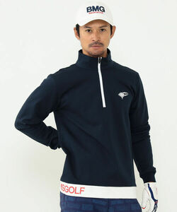 「BEAMS GOLF」 長袖Tシャツ M ネイビー メンズ