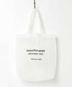 「beautiful people」 トートバッグ FREE ホワイト レディース_画像1