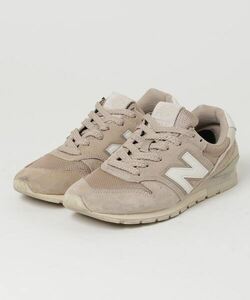 「New Balance」 ローカットスニーカー 22.5cm ベージュ レディース