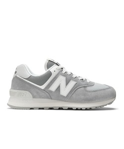 「New Balance」 ローカットスニーカー 23.0cm グレー メンズ