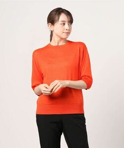 「BEAUTY&YOUTH UNITED ARROWS」 半袖ニット FREE オレンジ レディース