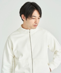 「ESTNATION」 ジップアップブルゾン SMALL ホワイト メンズ