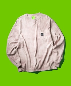 「HUF」 長袖Tシャツ X-LARGE チョコ メンズ