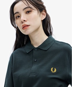 「FRED PERRY」 長袖ポロシャツ M グリーン系その他 メンズ