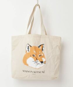 「Maison Kitsune」 トートバッグ U ホワイト系その他 メンズ_画像1