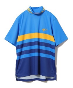 「BEAMS GOLF」 半袖Tシャツ MEDIUM ブルー メンズ