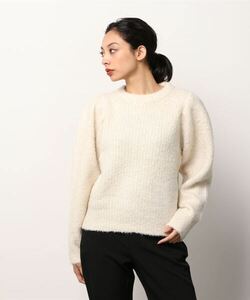 「BEAMS LIGHTS」 長袖ニット ONE SIZE オフホワイト レディース