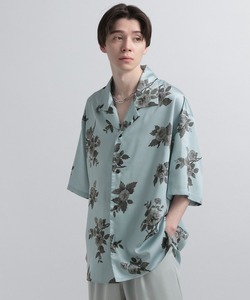 「HARE」 半袖シャツ MEDIUM グレー メンズ