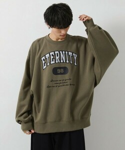 「FREAK'S STORE」 スウェットカットソー LARGE ベージュ メンズ