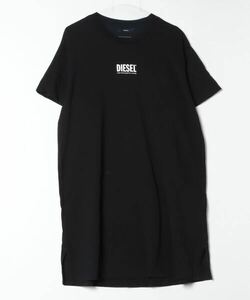「DIESEL」 Tシャツワンピース X-SMALL ブラック レディース