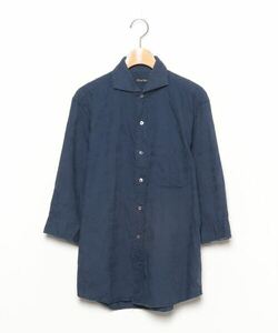 「MEN'S BIGI」 7分袖シャツ 2 ネイビー メンズ