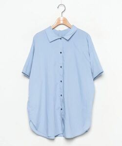 「HARE」 半袖シャツ FREE ブルー レディース