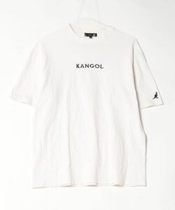 「KANGOL」 刺繍半袖Tシャツ M ホワイト メンズ