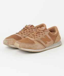 「New Balance」 ローカットスニーカー 24cm ブラウン レディース