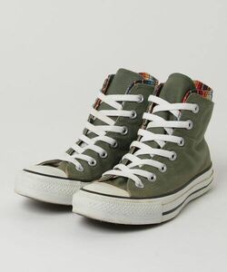 「CONVERSE」 ハイカットスニーカー 23.5cm グリーン レディース