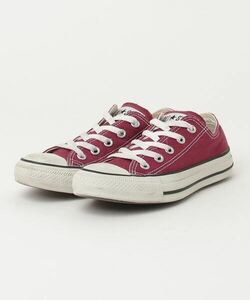 「CONVERSE」 ローカットスニーカー 22.5cm レッド レディース