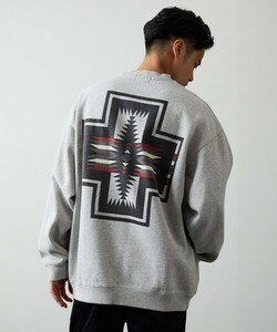 「PENDLETON」 スウェットカットソー MEDIUM グレー メンズ