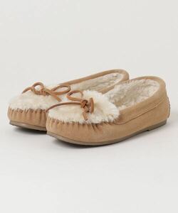 「Minnetonka」 モカシンシューズ - ベージュ レディース_画像1