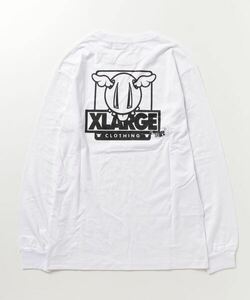 「XLARGE」 長袖Tシャツ M ホワイト メンズ