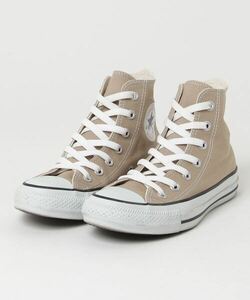 「CONVERSE」 ハイカットスニーカー 23.5cm ベージュ レディース