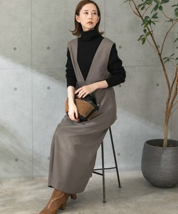 「URBAN RESEARCH ROSSO WOMEN」 サロペットスカート 38 モカ レディース_画像1