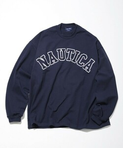 「NAUTICA」 長袖Tシャツ X-LARGE ネイビー メンズ