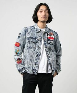 「Guess」 デニムジャケット MEDIUM インディゴブルー メンズ