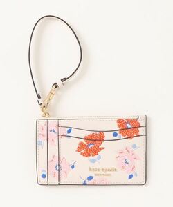 「kate spade new york」 カードケース ONESIZE ベージュ レディース