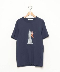 「Maison Kitsune」 半袖Tシャツ S ネイビー メンズ