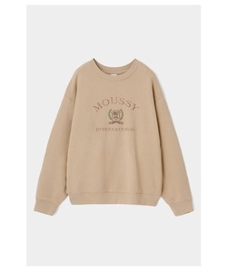 「MOUSSY」 スウェットカットソー FREE ベージュ レディース