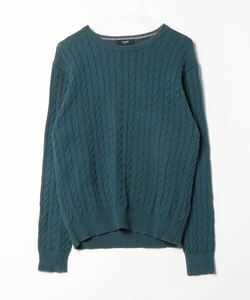 「BEAMS HEART」 長袖ニット L グリーン メンズ