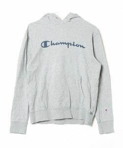 「Champion」 プルオーバーパーカー S グレー メンズ