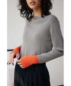 「AZUL BY MOUSSY」 長袖ニット FREE グレー レディース