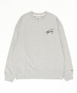 「TOMMY JEANS」 スウェットカットソー SMALL グレー メンズ