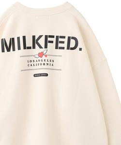 「MILKFED.」 スウェットカットソー ONE SIZE オフホワイト レディース