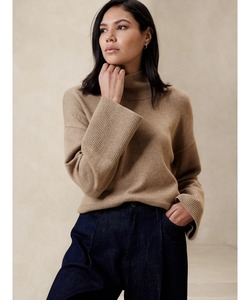 「BANANA REPUBLIC FACTORY STORE」 長袖ニット X-SMALL ベージュ レディース