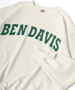 「BEN DAVIS」 スウェットカットソー M グレイッシュベージュ レディース