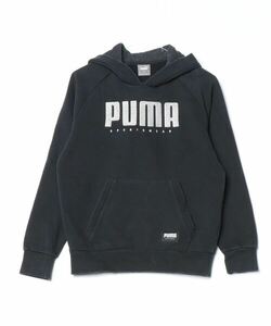 「PUMA」 刺繍プルオーバーパーカー X-SMALL ネイビー メンズ